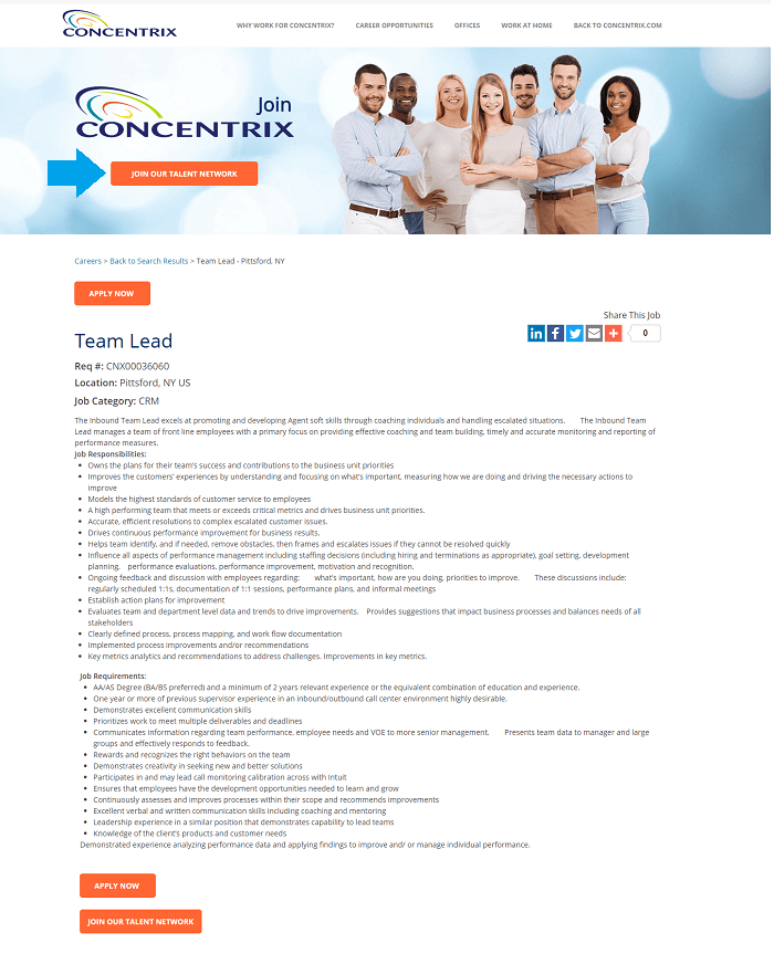 Concentrix Talent Community Opt In 2 - Ongig Blog | Ongig Blog Concentrix Talent Community Opt In