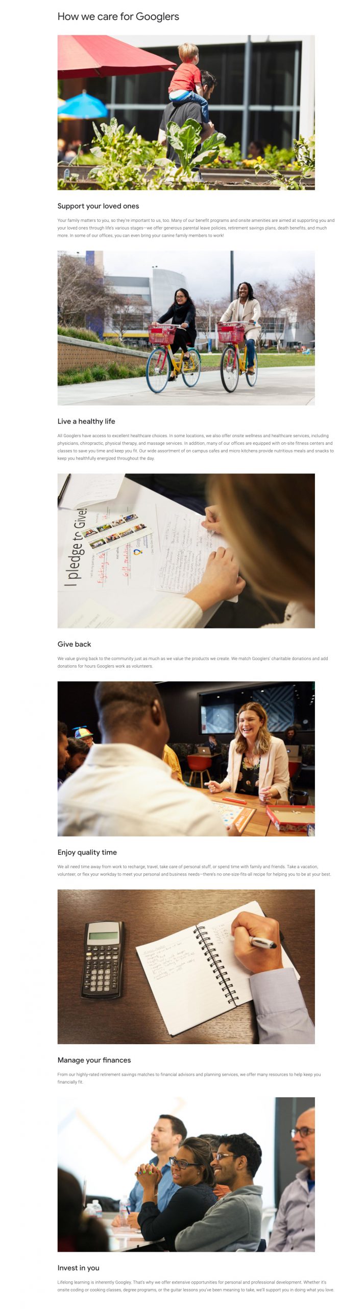 Employee_value_proposition_Google-1 | Ongig Blog employee value proposition example google