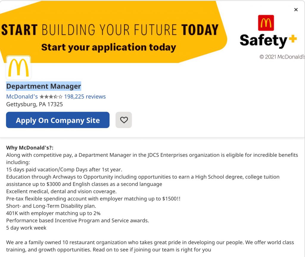 Employee_value_proposition_McDonalds | Ongig Blog Employee value proposition example McDonalds