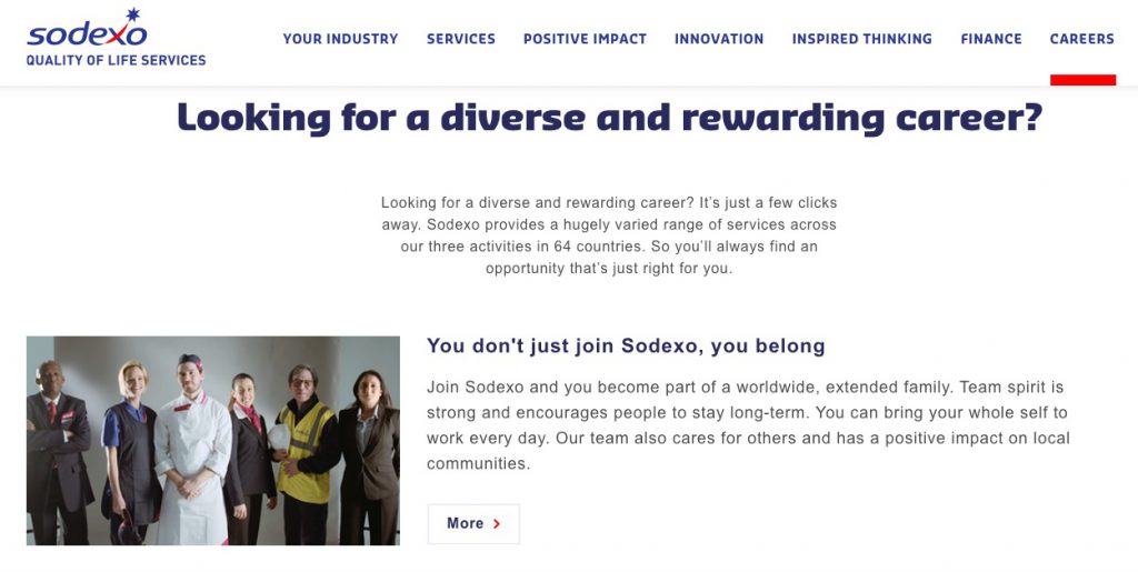 Sodexo_employee_value_proposition | Ongig Blog Sodexo employee value proposition example