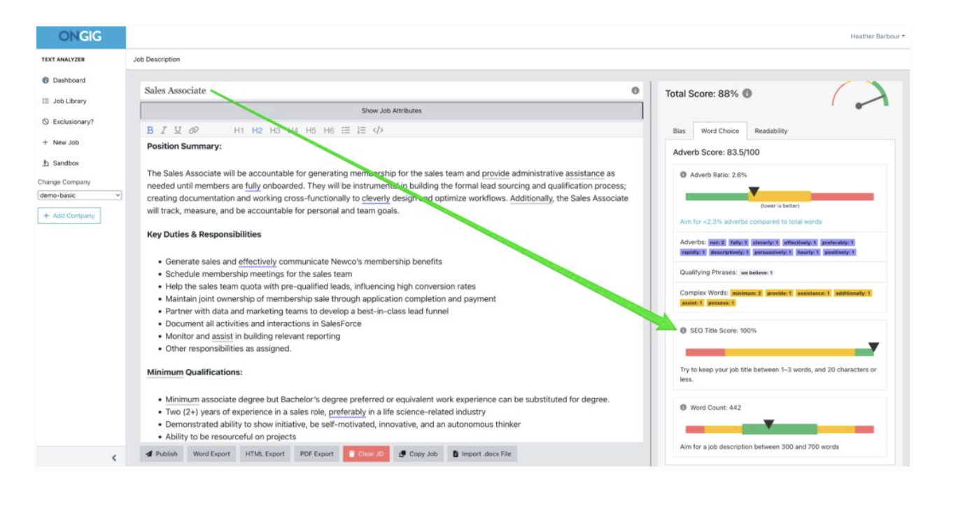 Text Analyzer SEO