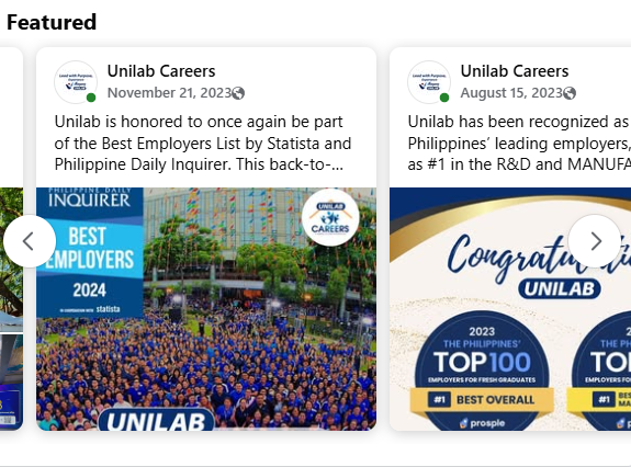Unilab career page