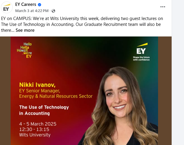 EY job ad
