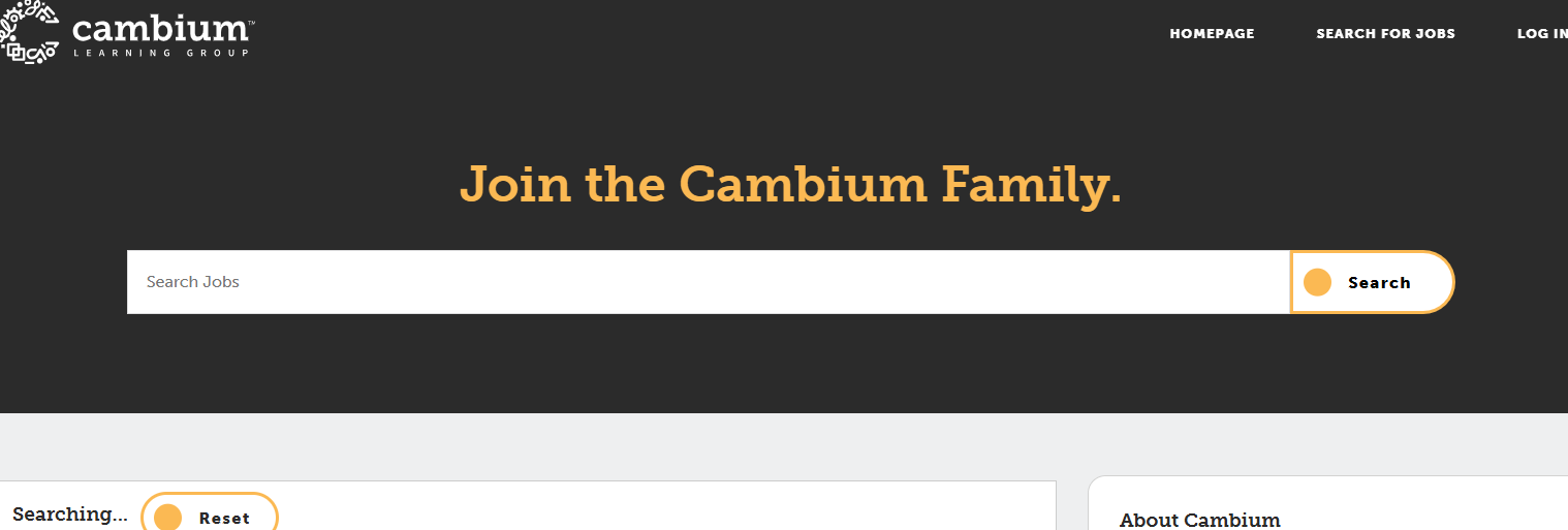 Cambium career page