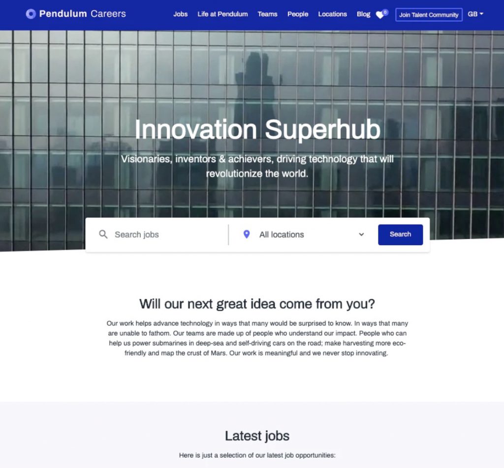 Beamery career sites | Ongig Blog Beamery career landing page