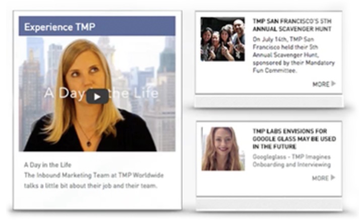 Career page template | Ongig Blog tmp career site builder