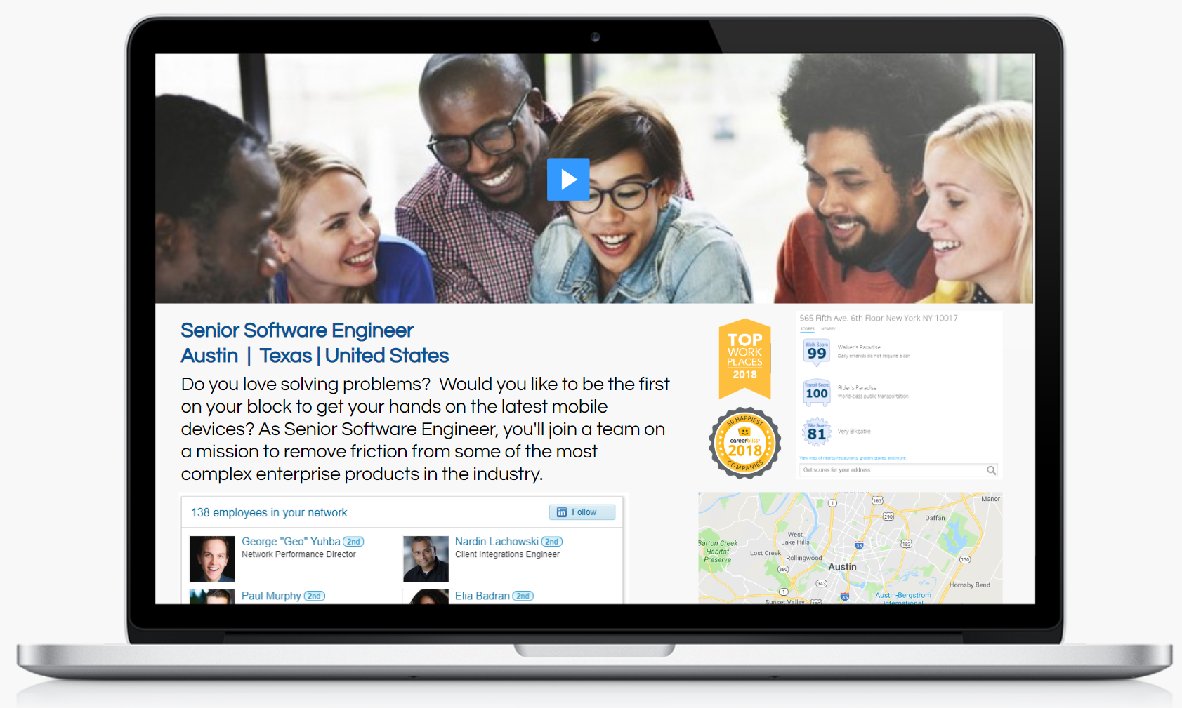 Software engineer job description (Career Site Self-Service Tools blog)