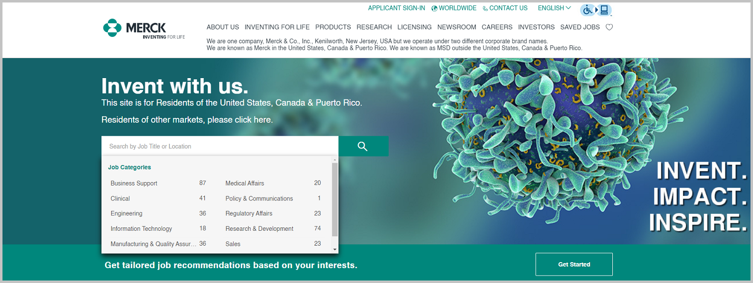 merck career site job search - Ongig | Ongig Blog job search on Merck career site