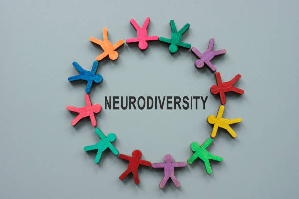 A Circle from colorful figures and sign neurodiversity. | Ongig Blog Neurodiversity