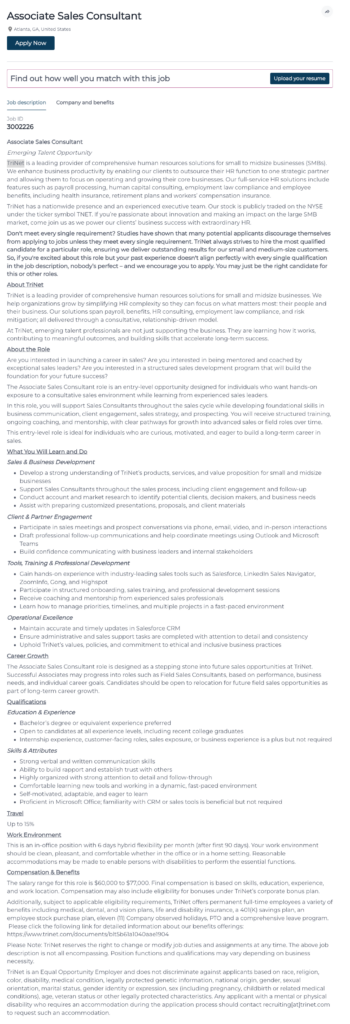 TriNet | Ongig Blog TriNet