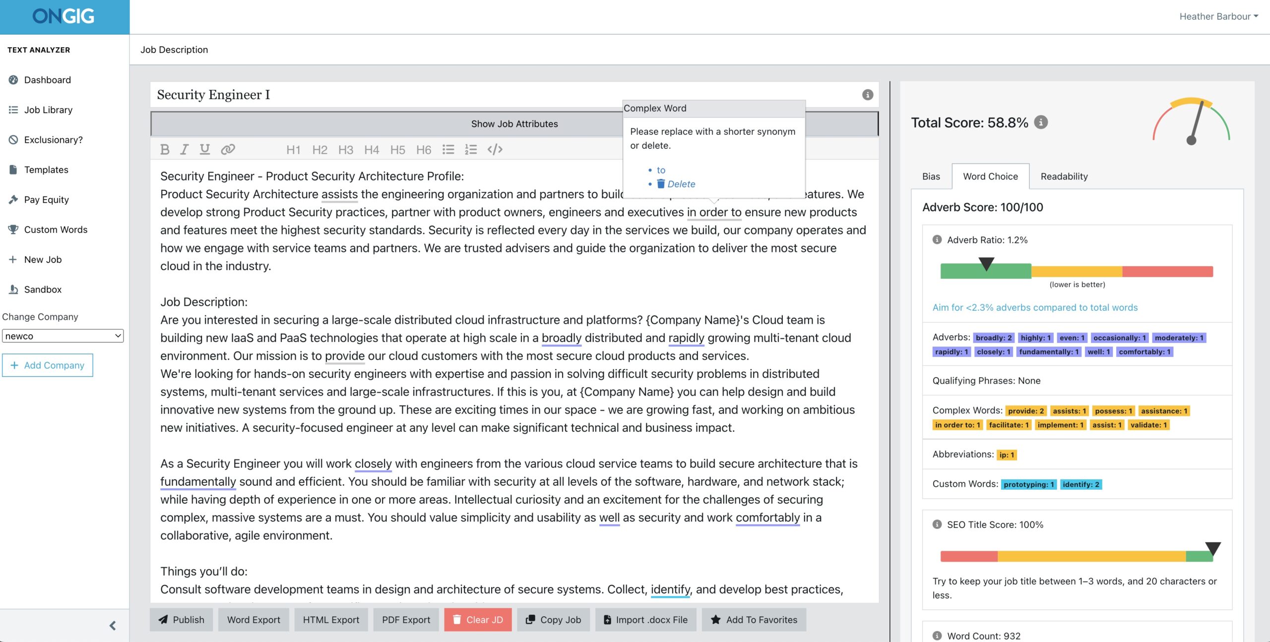 augmented_writing_job_description_tool_complex words | Ongig Blog augmented_writing_job_description_tool_complex words