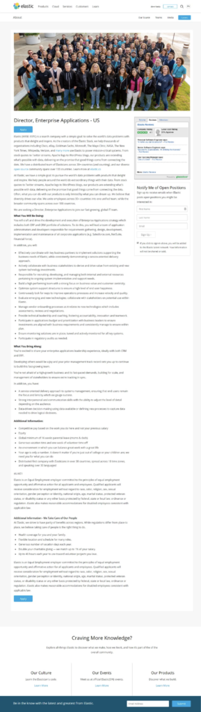 image-12 | Ongig Blog Elastic job posting example (Job Posting Examples blog)