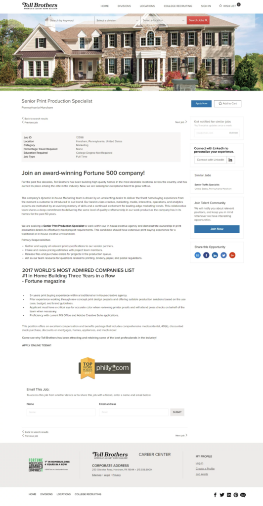 image-8 | Ongig Blog Toll Brothers job posting example (Job Posting Examples blog)