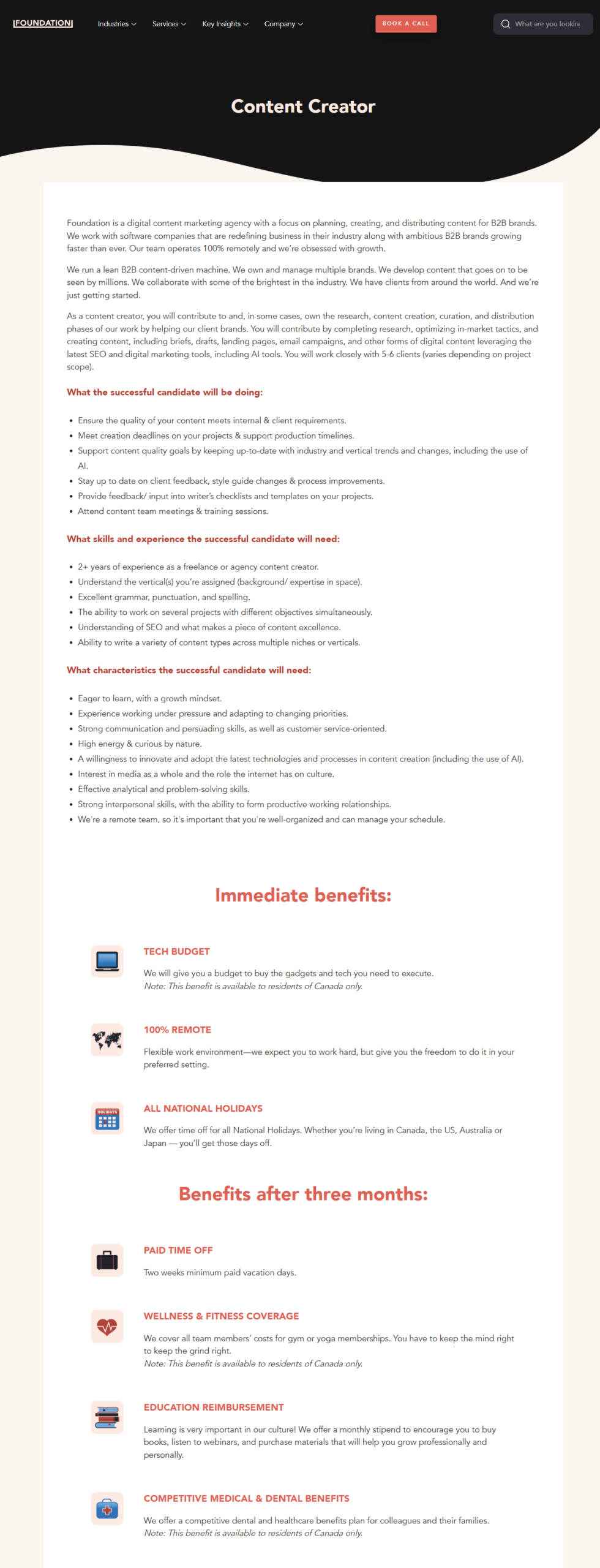 Content Creator - Foundation | Ongig Blog