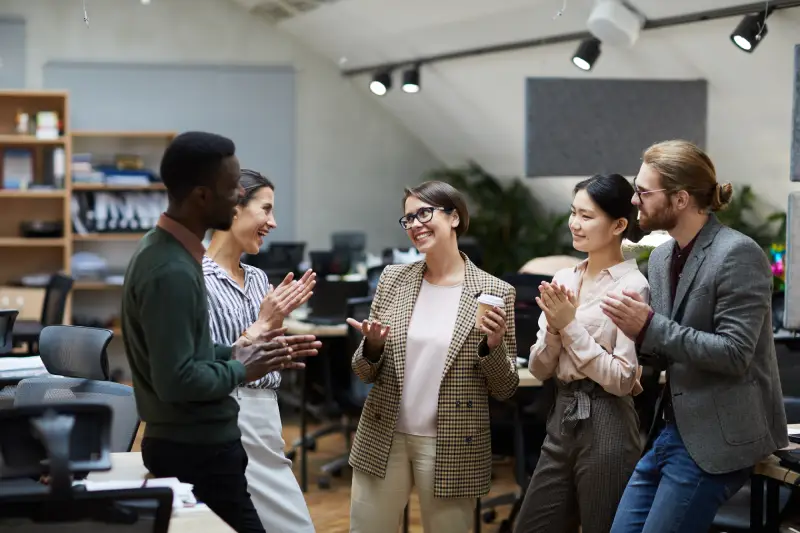 Communication Styles In The Workplace Example With Team Discussion And Collaboration