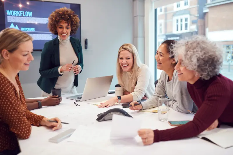 Effective Communication Skills Example Showing Assertive Communication In A Team Meeting