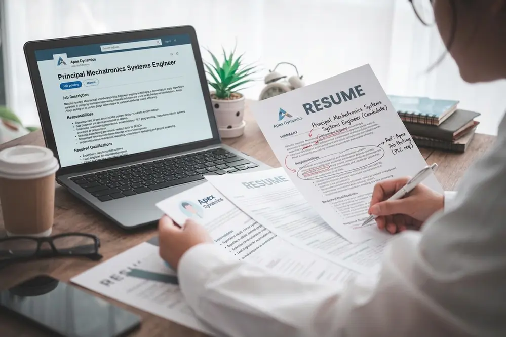 A Candidate Researching Involved Companies, Revising Her Resume, And Printing Multiple Copies Of Her Resume, In Preparation For A Career Fair.