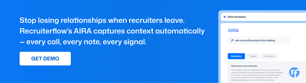 Recruiterflow demo