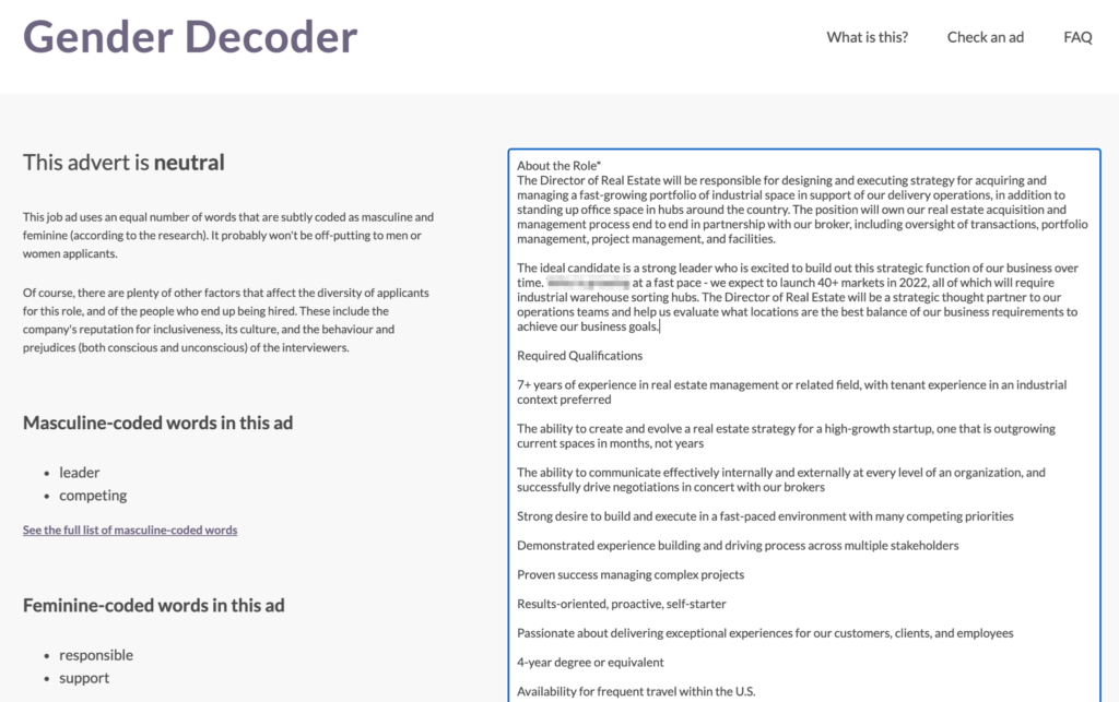 gender writing tool | gender decoder | Ongig Blog gender writing tool | gender decoder
