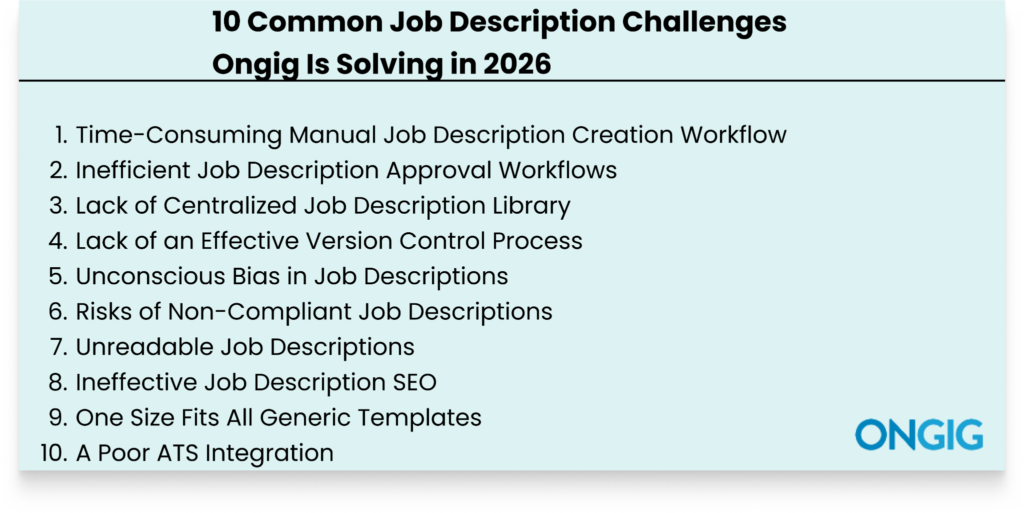 image | Ongig Blog Common Job Description Challenges Ongig Is Solving