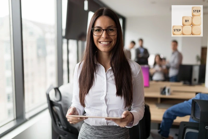 Professional In A Office Setup That Is Showcasing The Quality Assusrance Skills